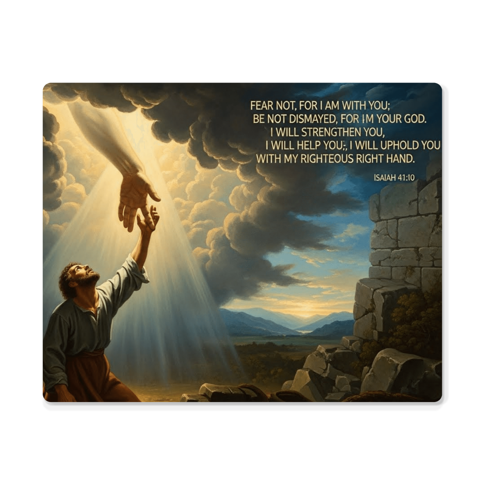 Helped by God Mental Art Print