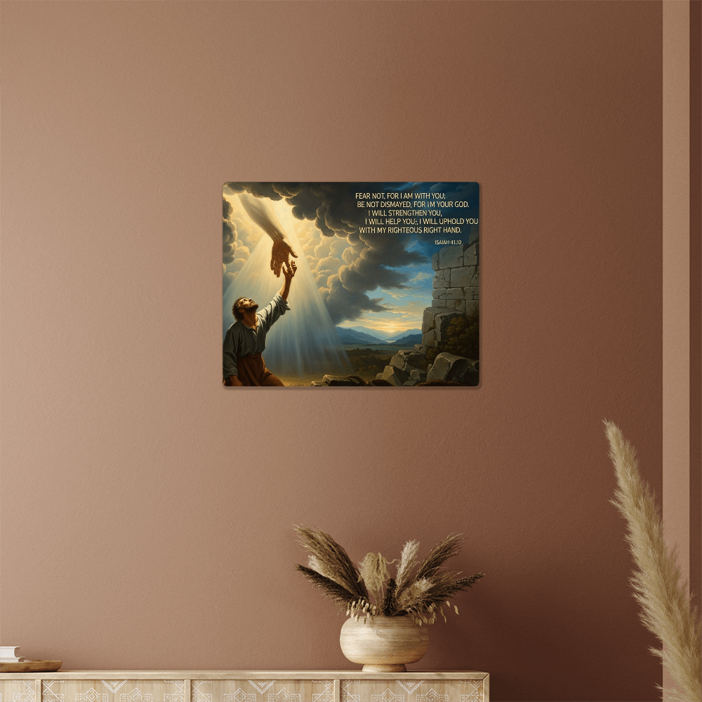 Helped by God Mental Art Print